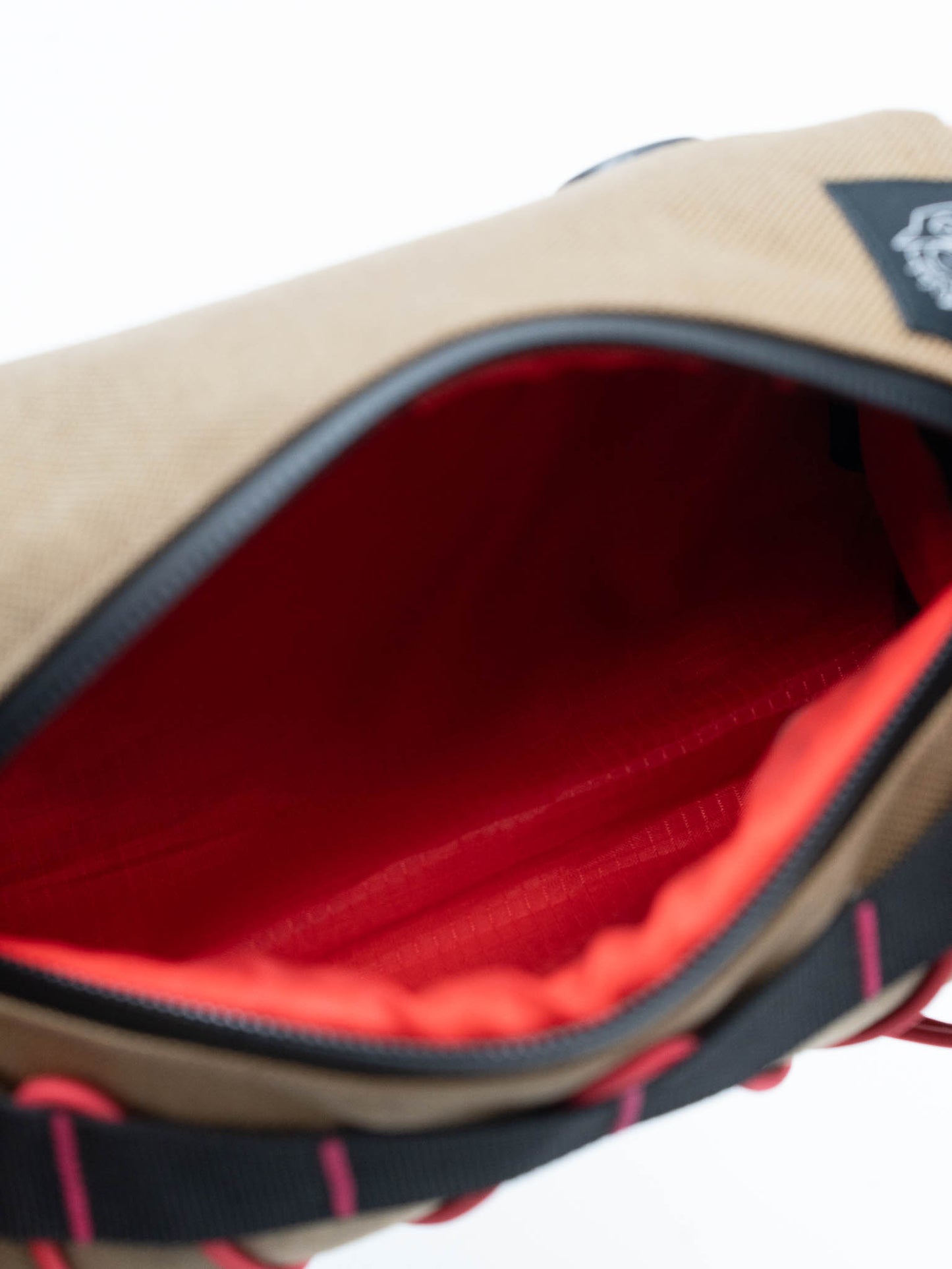 Red ripstop lining