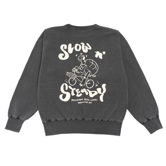Slow n' Steady Crew Neck - Black Sand