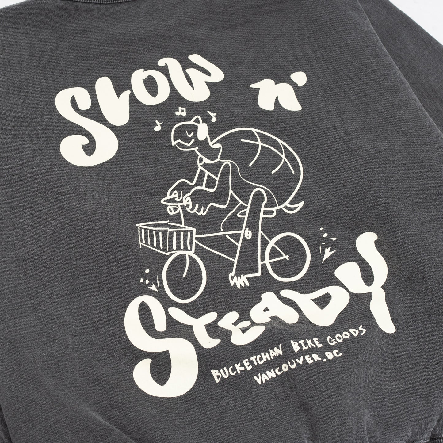 Slow n' Steady Crew Neck - Black Sand
