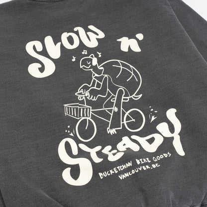 Slow n' Steady Crew Neck - Black Sand