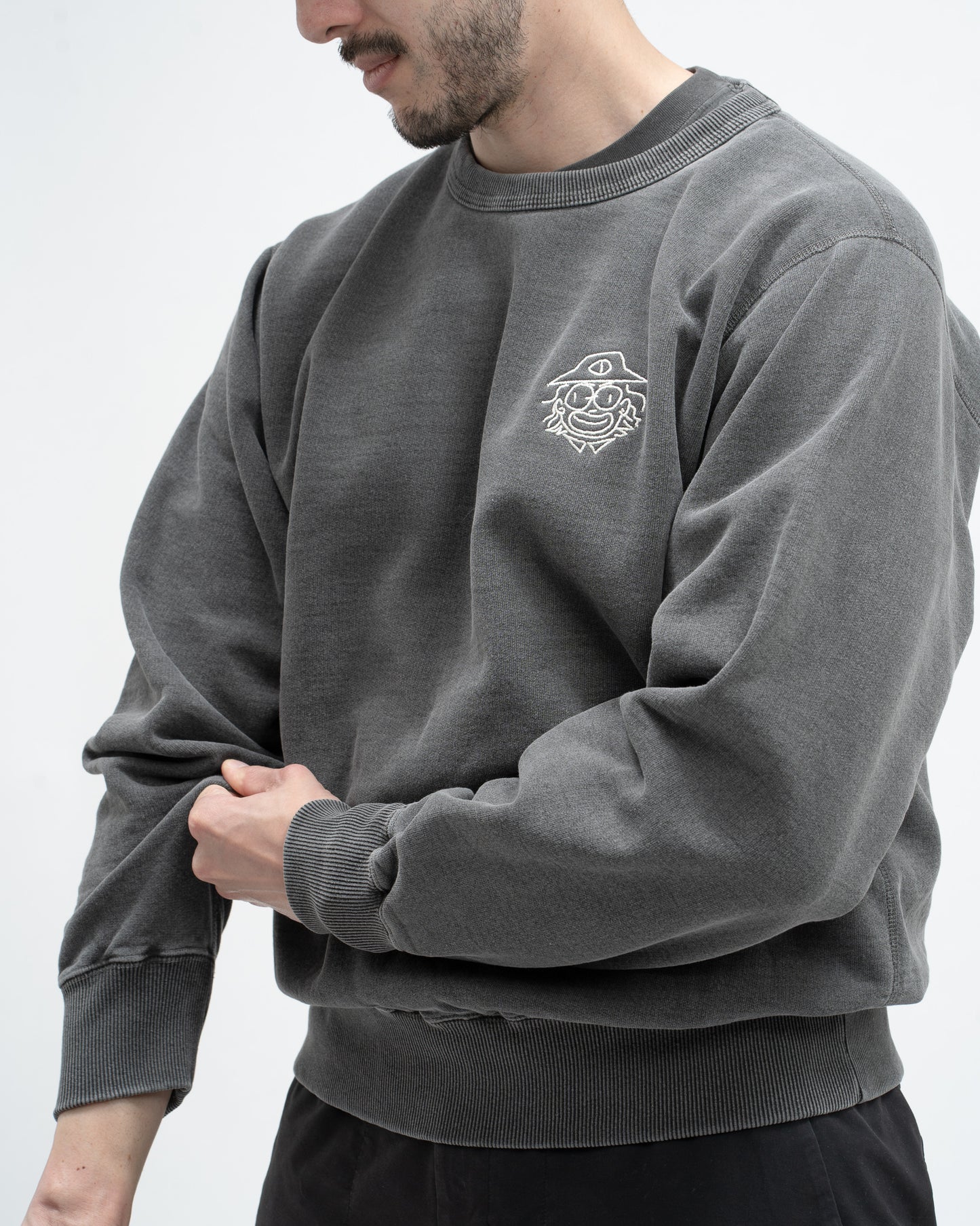Slow n' Steady Crew Neck - Black Sand