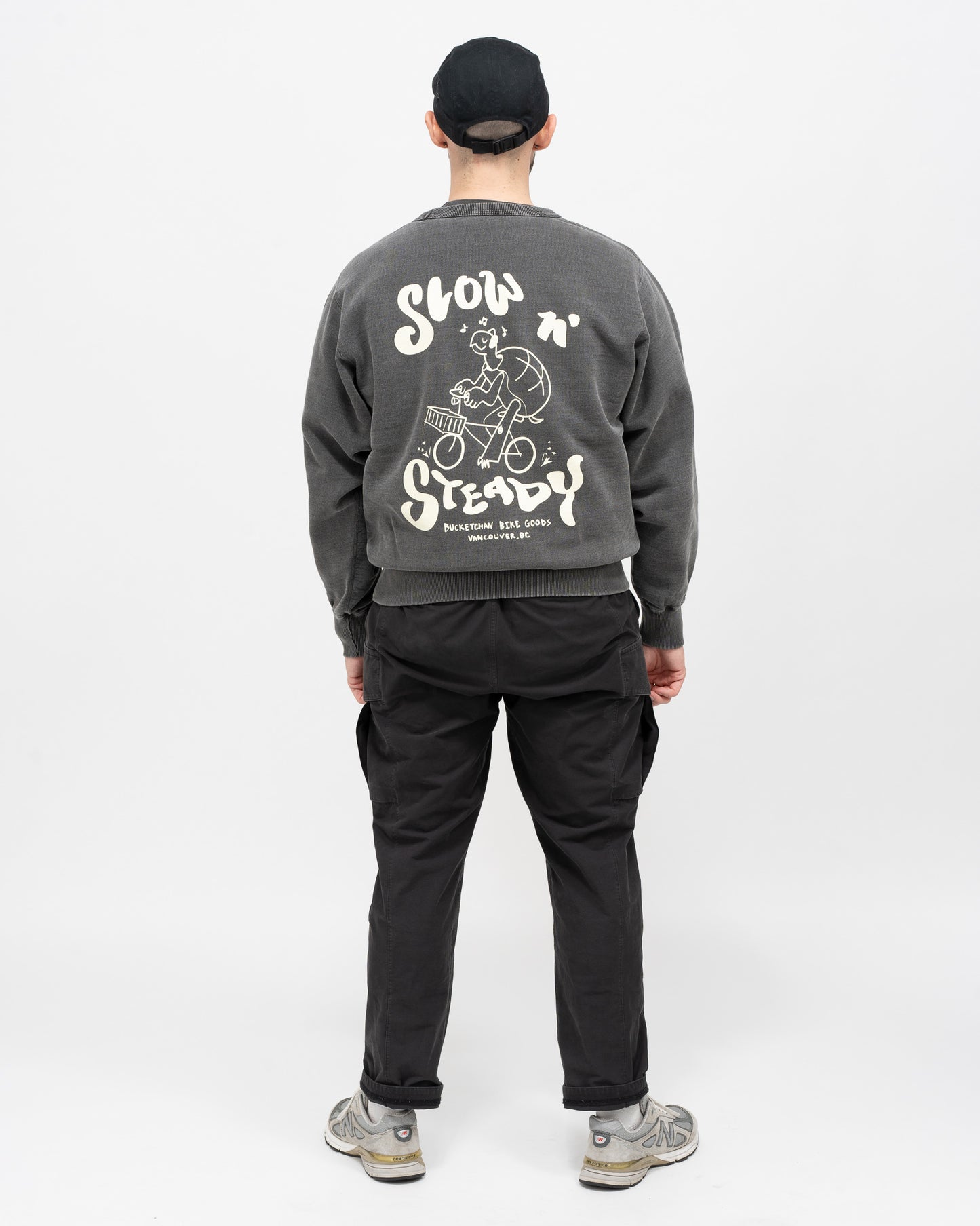 Slow n' Steady Crew Neck - Black Sand