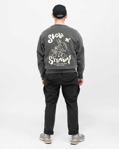 Slow n' Steady Crew Neck - Black Sand