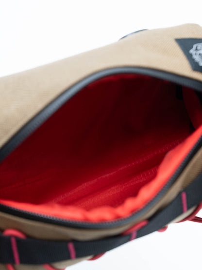 Red ripstop lining